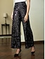 abordables pantalons-Sequin Elegant Party Full Length Pants