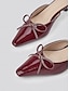 economico pumps e tacchi-Chic Patent Bow Detail Slip On Heels