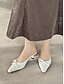 economico pumps e tacchi-Chic Patent Bow Detail Slip On Heels