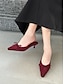 economico pumps e tacchi-Chic Patent Bow Detail Slip On Heels