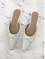 economico pumps e tacchi-Chic Patent Bow Detail Slip On Heels