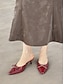 economico pumps e tacchi-Chic Patent Bow Detail Slip On Heels
