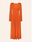 economico Vestiti casual-Tencel Jersey Crossover Maxi Dress