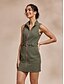 economico abbigliamento donna-Sleeveless Golf Dress