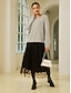 abordables Pulls-Pearl Beaded Crew Neck Sweater