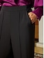 billige Pants-Casual Straight Full Length Pants