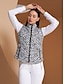 abordables vêtements pour femmes-Sleeveless Golf Jacket Vest