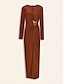 economico Jumpsuits-Metal Wire Design Elegant Jumpsuit