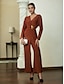 abordables Combinaisons-Metal Wire Design Elegant Jumpsuit