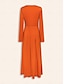 economico Vestiti casual-Tencel Jersey Crossover Maxi Dress