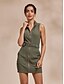 baratos Women&#039;s Clothing-Sleeveless Golf Dress