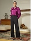 billige Pants-Casual Straight Full Length Pants