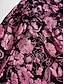 economico Abiti da festa-Bronzing Floral Long Sleeve Midi Dress