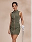 economico abbigliamento donna-Sleeveless Golf Dress