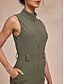 baratos roupa feminina-Sleeveless Golf Dress