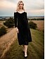 cheap Sale-Velvet Sparkle Cold Shoulder Midi Dress