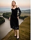 cheap Sale-Velvet Sparkle Cold Shoulder Midi Dress