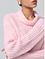 economico Maglioni-Sequins Wool Ribbed Knit Turtleneck Sweater