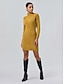 abordables Pulls-Urban Chenille Cleanfit Midi Sweater Dress