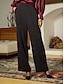 preiswerte Hosen-Casual Full Length Straight Pants