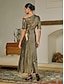 baratos Vestidos de Renda-Off Shoulder Sequin Maxi Dress