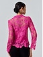 cheap Jackets &amp; Coats-Water soluble lace clothing short jacket