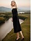cheap Sale-Velvet Sparkle Cold Shoulder Midi Dress