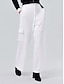 cheap Pants-Elegant Wide Leg Full Length Flap Pocket Pants