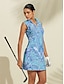 preiswerte Golfkleider-Damen Golfkleid   Sonnenschutz  Blumen Paisley Design