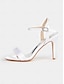 economico pumps e tacchi-Satin Rhinestone Strap High Heel Sandals