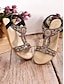 cheap Sandals-Beaded T Strap Boho Wedge Sandals