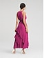 abordables Robes Soirée-Chiffon Ruffle Sleeveless Maxi Dress