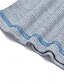 billige Short Sleeve-Herre Vaffel Henley-skjorte T-skjorter Kortermet Rutet Mote Designer Bekvem Knapper Henley Avslappet Daglig utendørs Sommer Blå Svart Hvit Henley T-skjorte