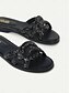 abordables sandales-Bohemian Rhinestone Crisscross Flat Sandals