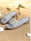 abordables sandales-Bohemian Rhinestone Crisscross Flat Sandals