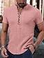 cheap Linen Shirts-Men's Linen Popover Shirt