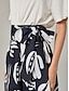 abordables pantalons et shorts-Print Wide Leg Vacation Pants