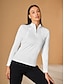 abordables vêtements pour femmes-Long Sleeve Polo Golf Shirt