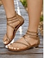 cheap Sandals-Braided Gladiator Flat Sandals