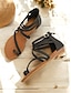 cheap Sandals-Braided Gladiator Flat Sandals