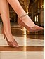cheap Pumps &amp; Heels-Brogue Kitten Heels in Faux Leather