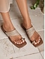 cheap Sandals-Woven Strap Square Toe Sandals
