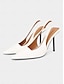 preiswerte Pumps und Absätze-Patent Leather Pointed Toe Stiletto Pumps
