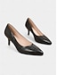 cheap Pumps &amp; Heels-Brogue Kitten Heels in Faux Leather