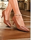 cheap Pumps &amp; Heels-Brogue Kitten Heels in Faux Leather