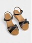 cheap Sandals-Cork Wedge Strappy Espadrille Sandals