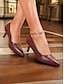 cheap Pumps &amp; Heels-Brogue Kitten Heels in Faux Leather