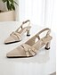cheap Pumps &amp; Heels-Breathable Mesh Strap Slingback Heels