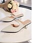cheap Pumps &amp; Heels-Patent Slingback Pointed Pumps