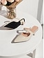 cheap Pumps &amp; Heels-Patent Slingback Pointed Pumps